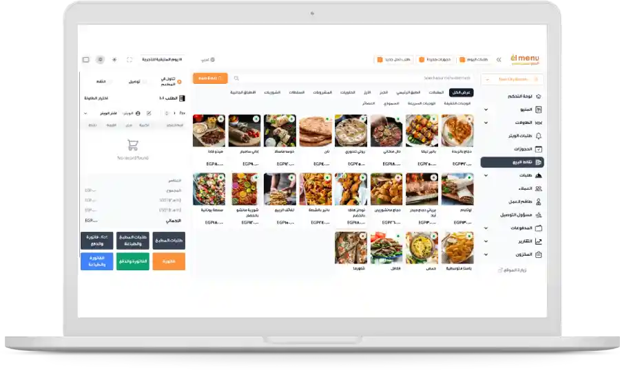 رسم توضيحي لإدارة الطلبات